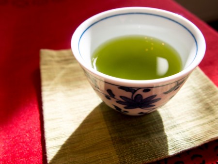 濃い緑茶